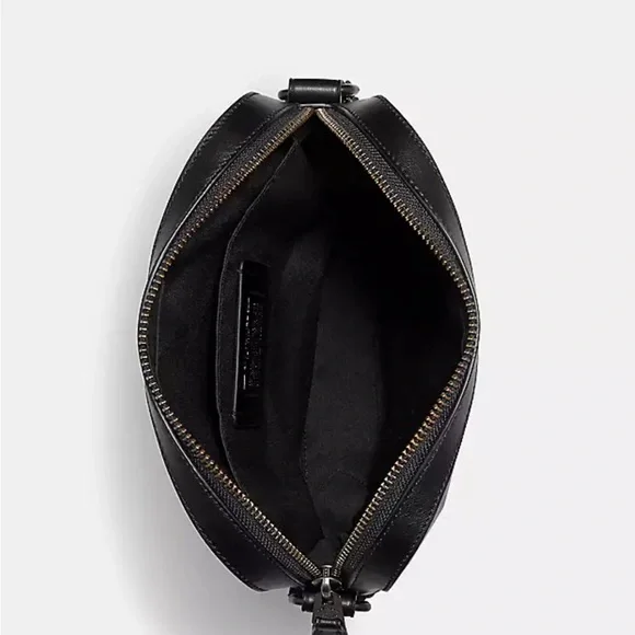 Coach Houston Flight Bag In Leather Black NWT Men